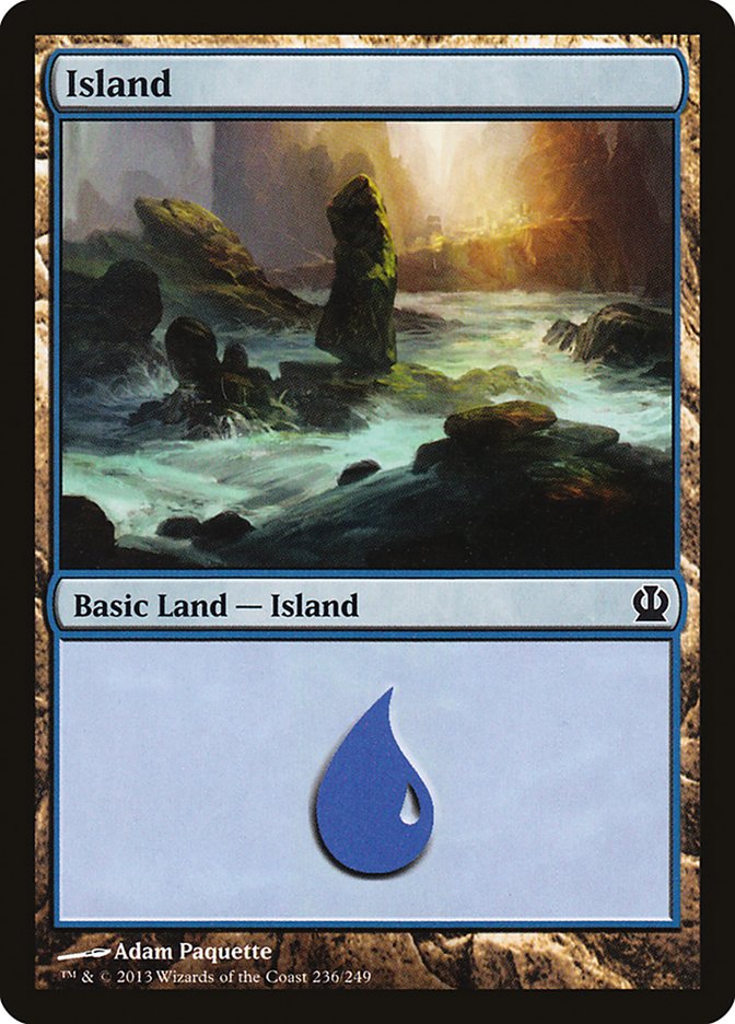 Island [Theros] | Card Citadel