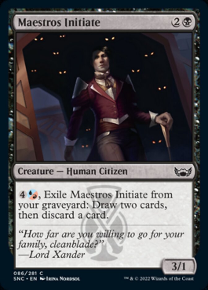 Maestros Initiate [Streets of New Capenna] | Card Citadel