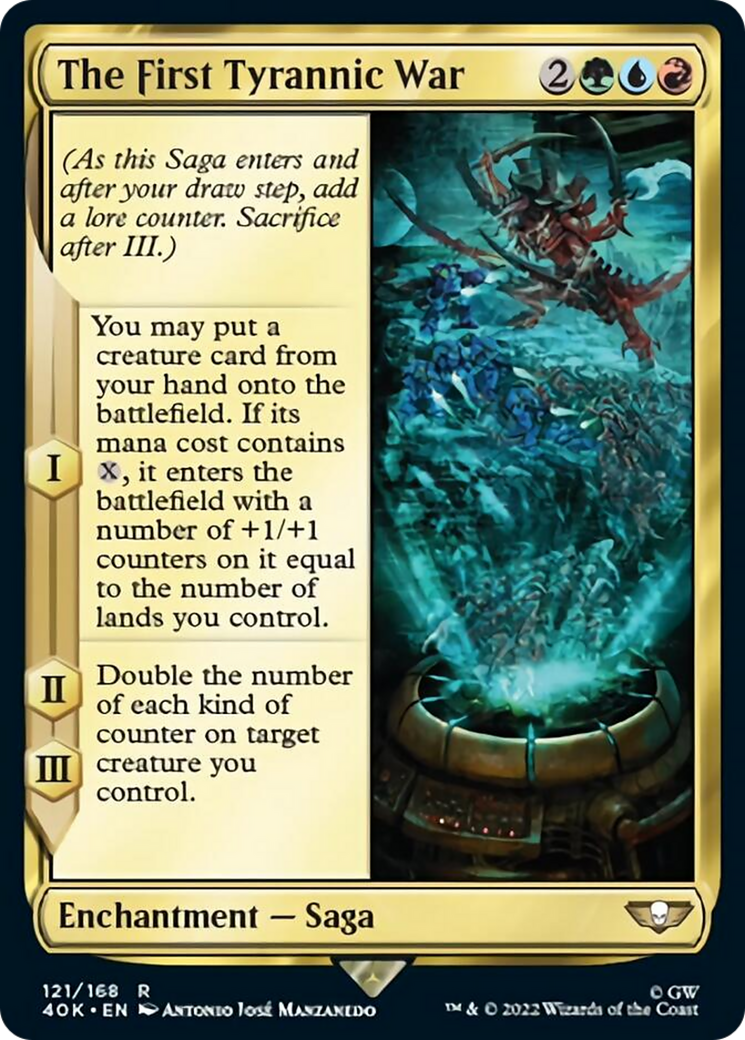 The First Tyrannic War (Surge Foil) [Universes Beyond: Warhammer 40,000] | Card Citadel