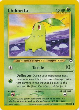 Chikorita (53/111) [Neo Genesis Unlimited] | Card Citadel