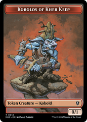 Gold // Kobolds of Kher Keep Double-Sided Token [Murders at Karlov Manor Commander Tokens] | Card Citadel