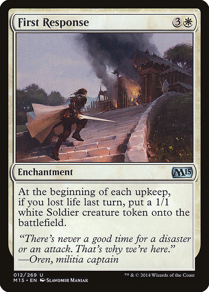 First Response [Magic 2015] | Card Citadel