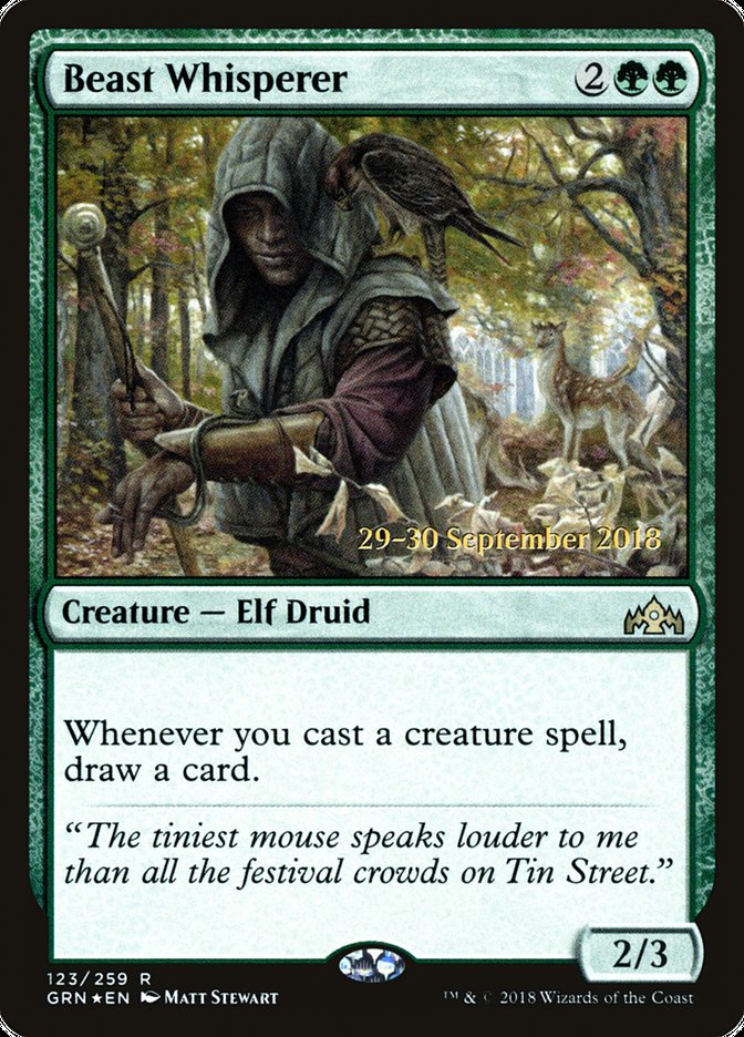 Beast Whisperer [Guilds of Ravnica Promos] | Card Citadel