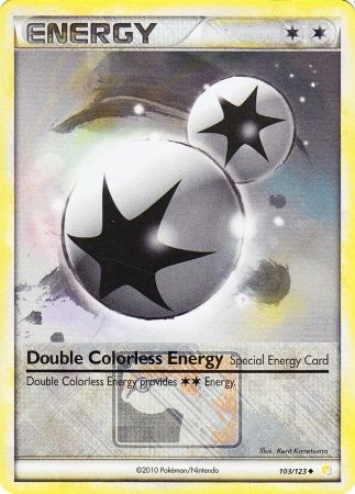 Double Colorless Energy (103/123) (League Promo) [HeartGold & SoulSilver: Base Set] | Card Citadel