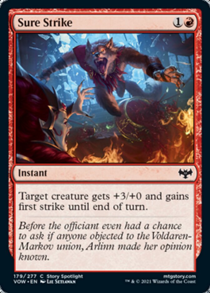 Sure Strike [Innistrad: Crimson Vow] | Card Citadel