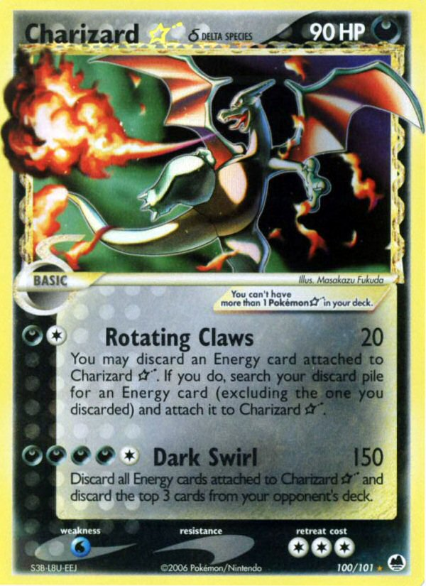 Charizard Star (100/101) (Delta Species) [EX: Dragon Frontiers] | Card Citadel