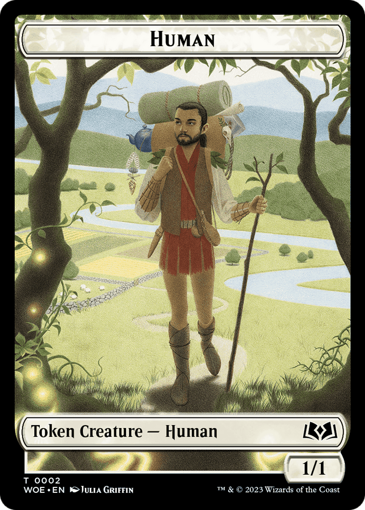 Human Token [Wilds of Eldraine Tokens] | Card Citadel