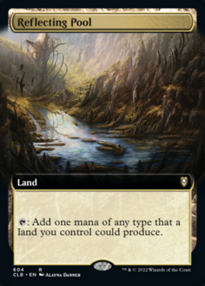 Reflecting Pool (Extended Art) [Commander Legends: Battle for Baldur's Gate] | Card Citadel