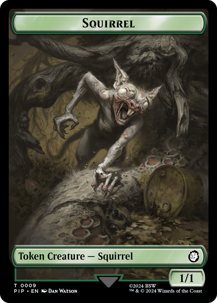 Energy Reserve // Squirrel Double-Sided Token [Fallout Tokens] | Card Citadel