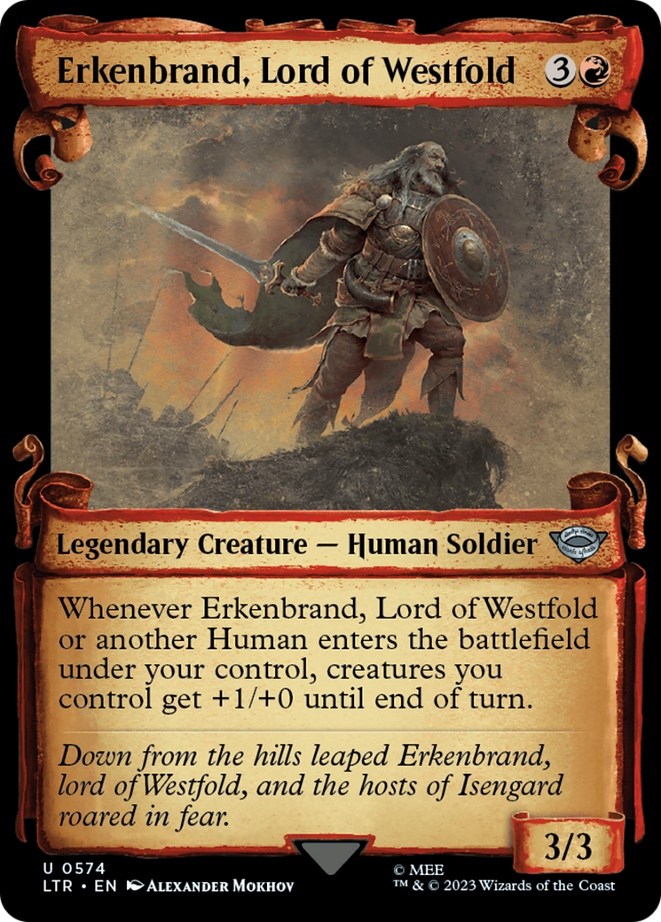 Erkenbrand, Lord of Westfold [The Lord of the Rings: Tales of Middle-Earth Showcase Scrolls] | Card Citadel