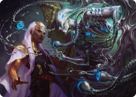 Mirage Mockery Art Card [Phyrexia: All Will Be One Art Series] | Card Citadel