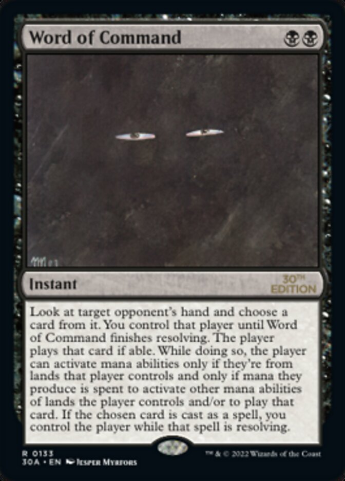 Word of Command [30th Anniversary Edition] | Card Citadel