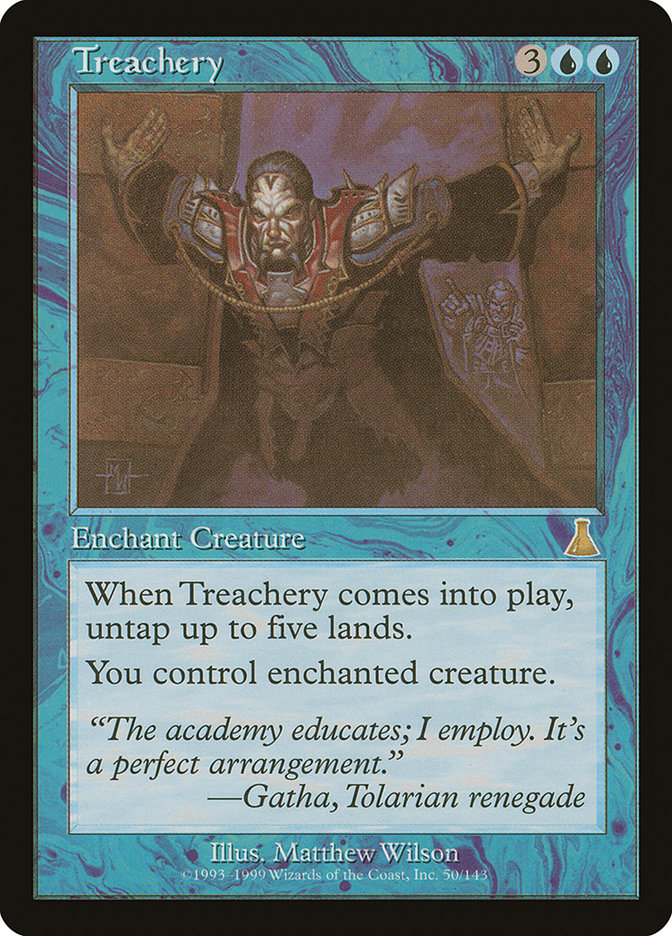 Treachery [Urza's Destiny] | Card Citadel