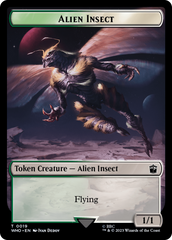 Copy // Alien Insect Double-Sided Token [Doctor Who Tokens] | Card Citadel