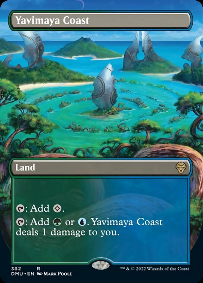 Yavimaya Coast (Borderless Alternate Art) [Dominaria United] | Card Citadel