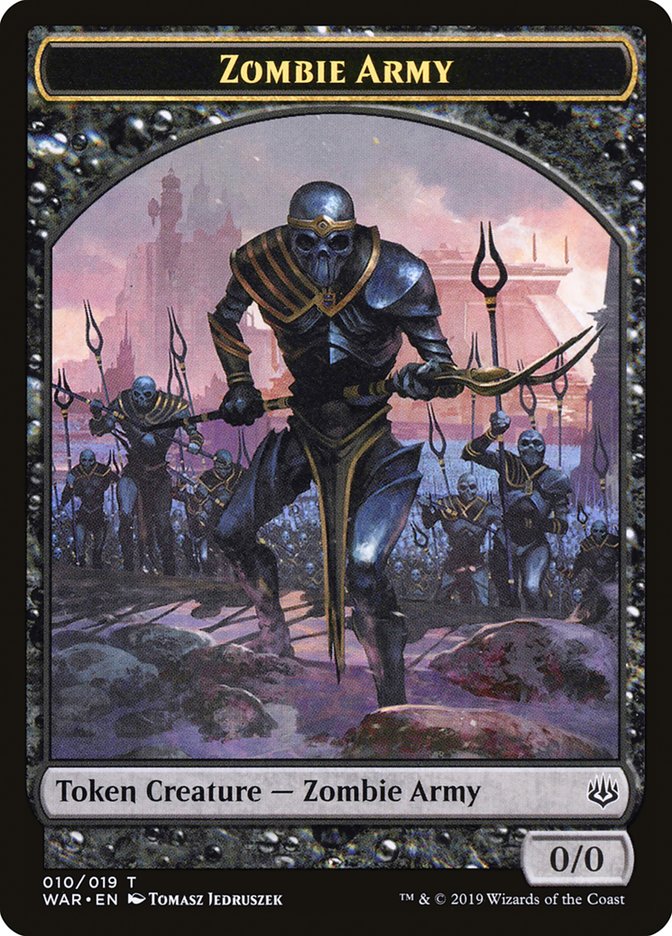 Zombie Army (010/019) [War of the Spark Tokens] | Card Citadel
