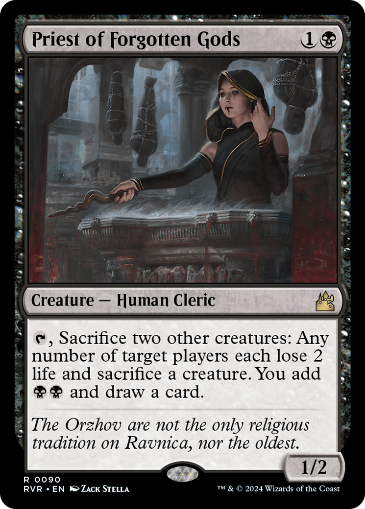 Priest of Forgotten Gods [Ravnica Remastered] | Card Citadel