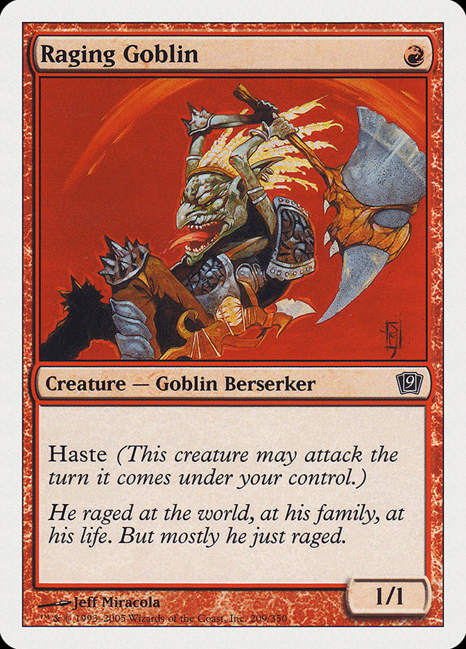 Raging Goblin [Ninth Edition] | Card Citadel