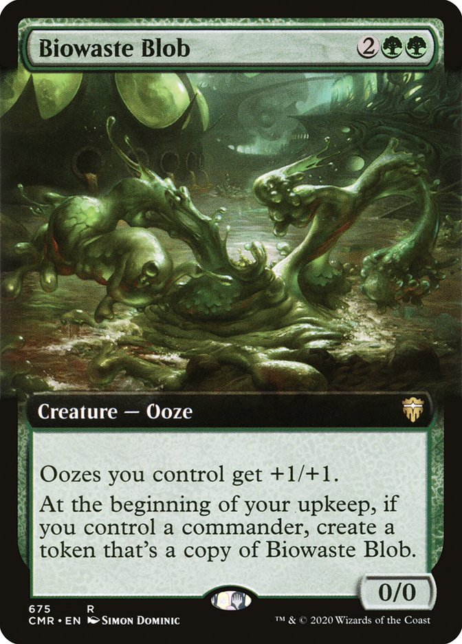 Biowaste Blob (Extended Art) [Commander Legends] | Card Citadel