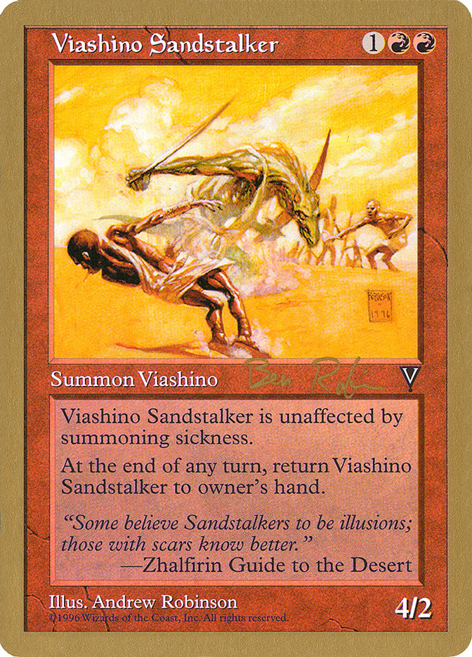 Viashino Sandstalker (Ben Rubin) [World Championship Decks 1998] | Card Citadel