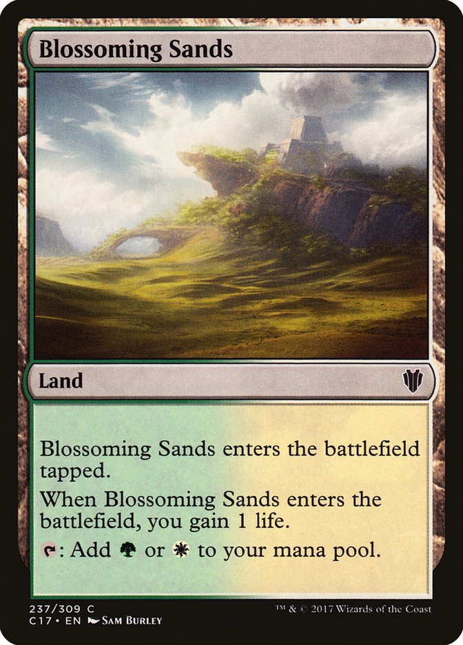 Blossoming Sands [Commander 2017] | Card Citadel