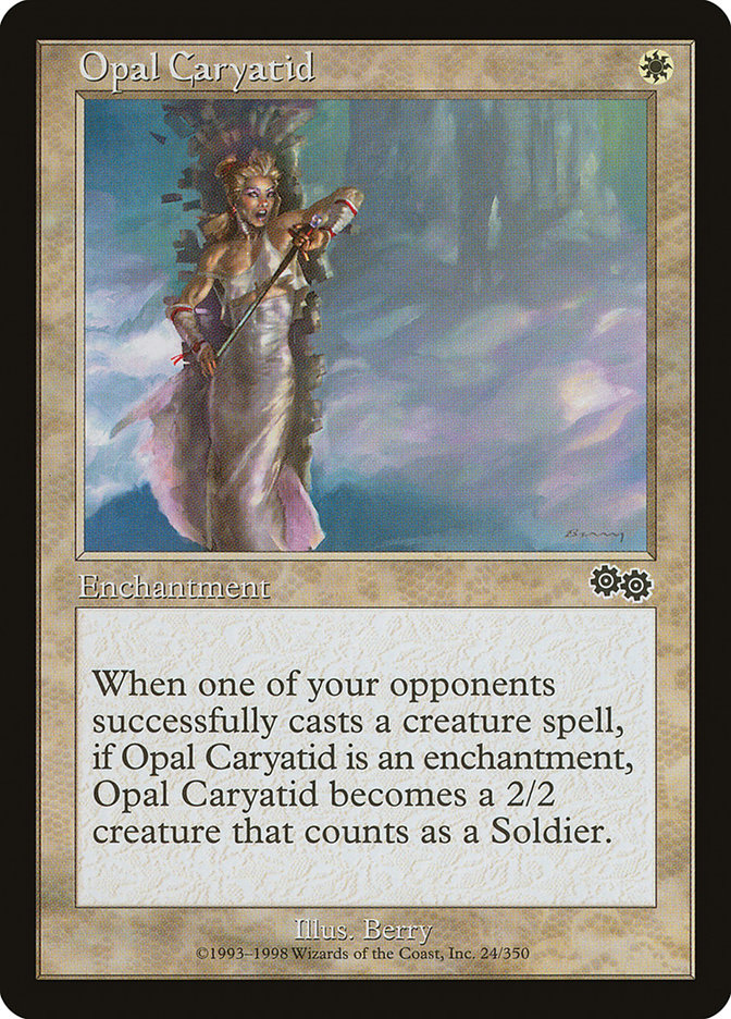 Opal Caryatid [Urza's Saga] | Card Citadel