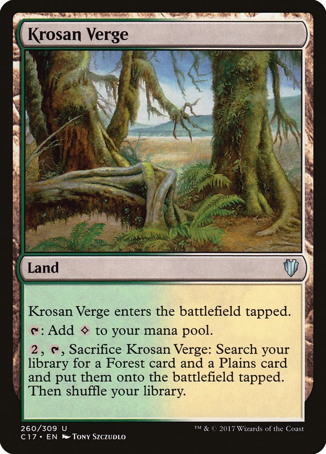 Krosan Verge [Commander 2017] | Card Citadel