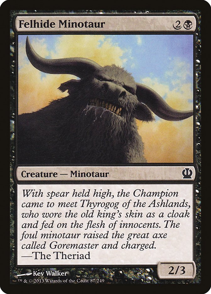Felhide Minotaur [Theros] | Card Citadel