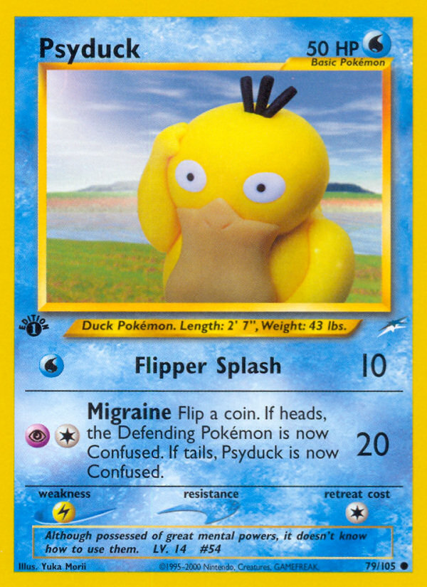 Psyduck (79/105) [Neo Destiny 1st Edition] | Card Citadel