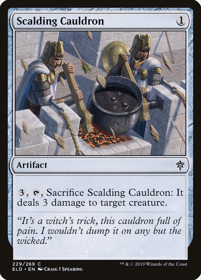 Scalding Cauldron [Throne of Eldraine] | Card Citadel