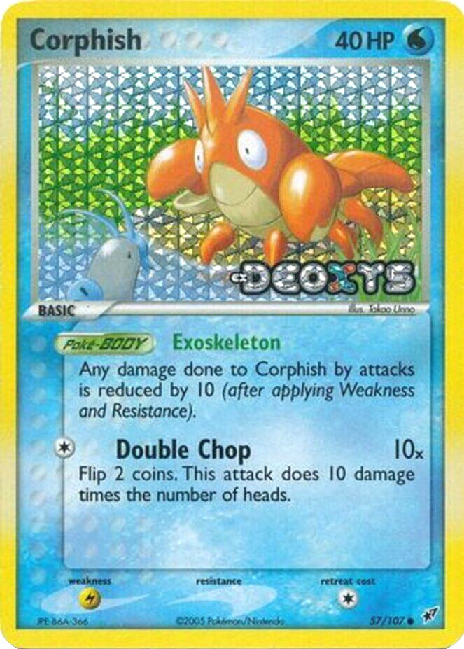 Corphish (57/107) (Stamped) [EX: Deoxys] | Card Citadel