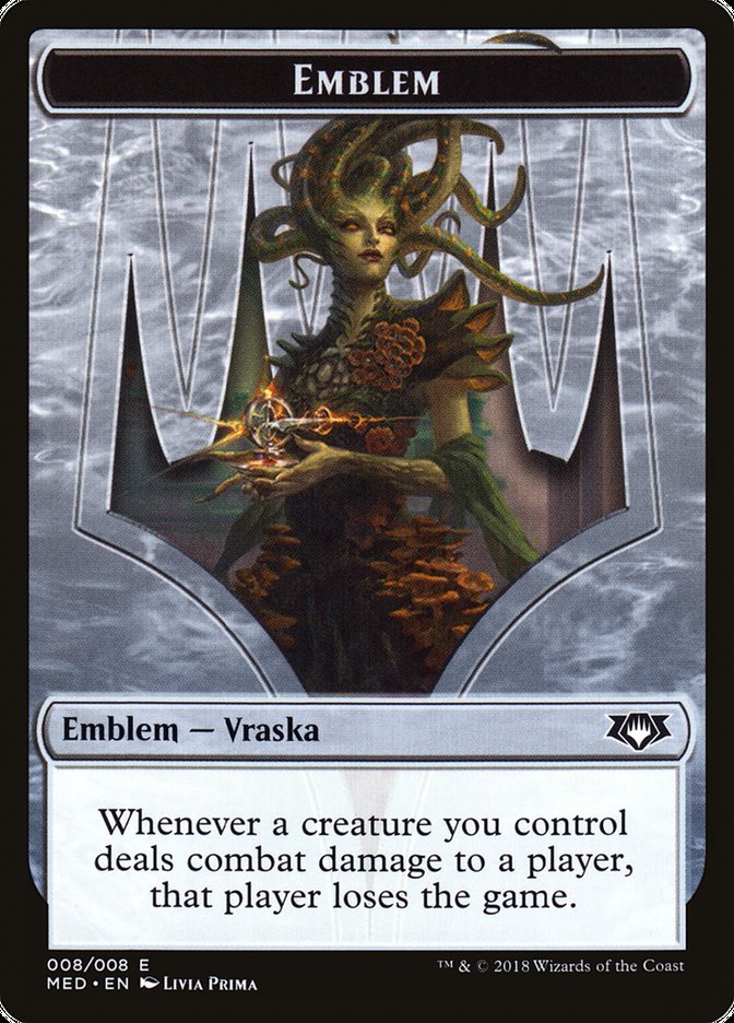 Emblem - Vraska, Golgari Queen [Mythic Edition Tokens] | Card Citadel
