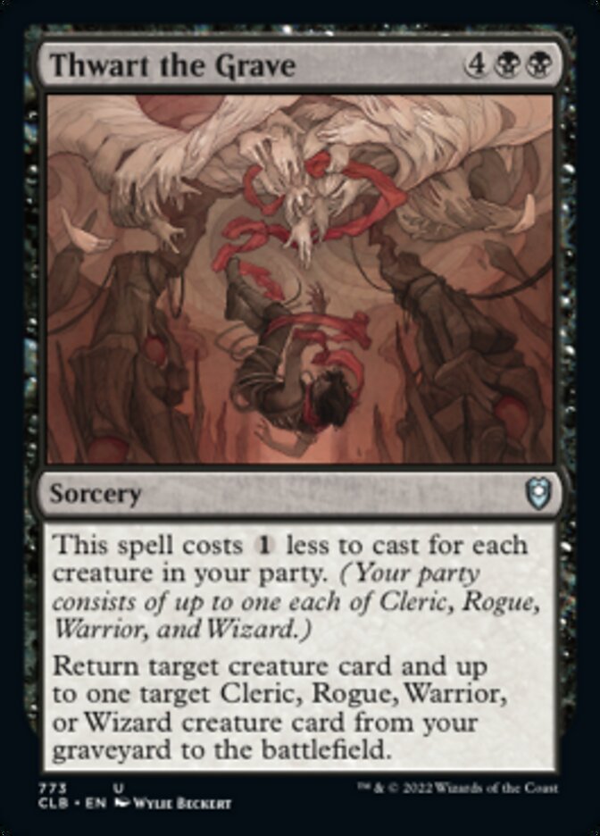 Thwart the Grave [Commander Legends: Battle for Baldur's Gate] | Card Citadel