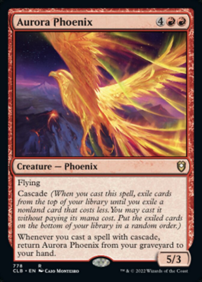 Aurora Phoenix [Commander Legends: Battle for Baldur's Gate] | Card Citadel