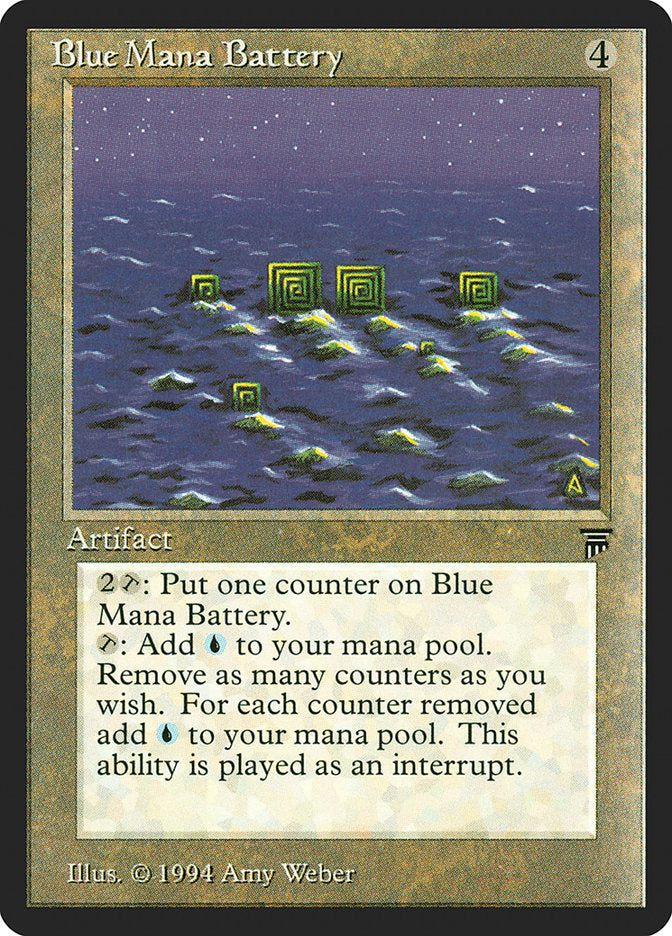 Blue Mana Battery [Legends] | Card Citadel