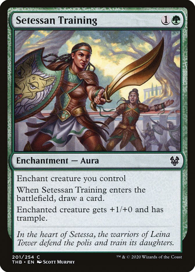 Setessan Training [Theros Beyond Death] | Card Citadel