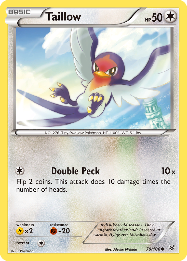 Taillow (70/108) [XY: Roaring Skies] | Card Citadel