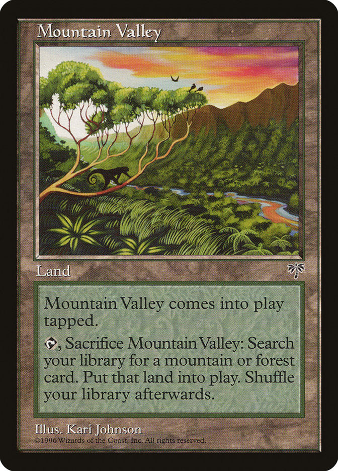 Mountain Valley [Mirage] | Card Citadel