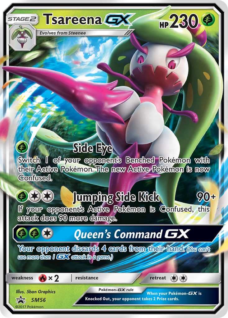 Tsareena GX (SM56) [Sun & Moon: Black Star Promos] | Card Citadel