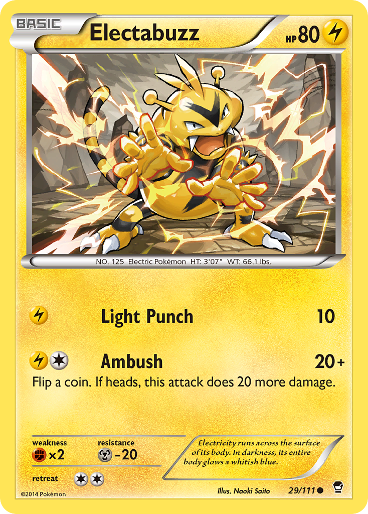 Electabuzz (29/111) [XY: Furious Fists] | Card Citadel