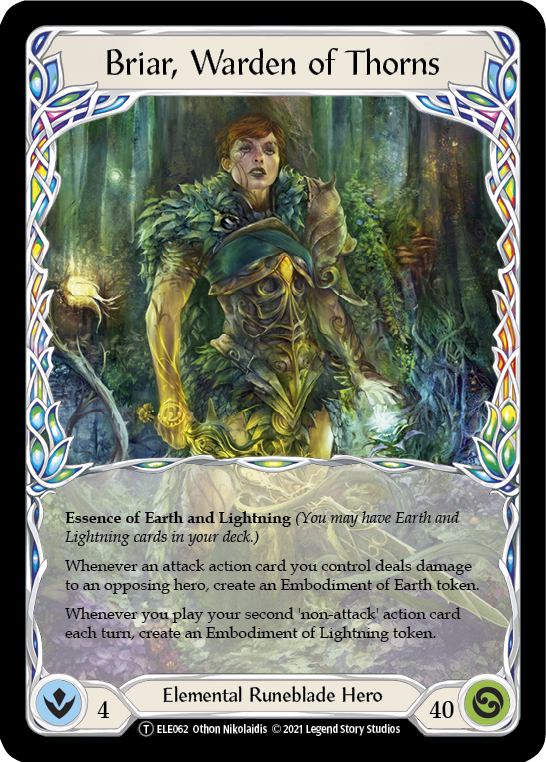 Briar, Warden of Thorns // Titan's Fist [U-ELE062] Unlimited Normal | Card Citadel