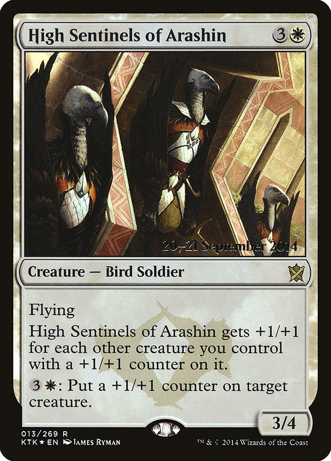 High Sentinels of Arashin [Khans of Tarkir Promos] | Card Citadel