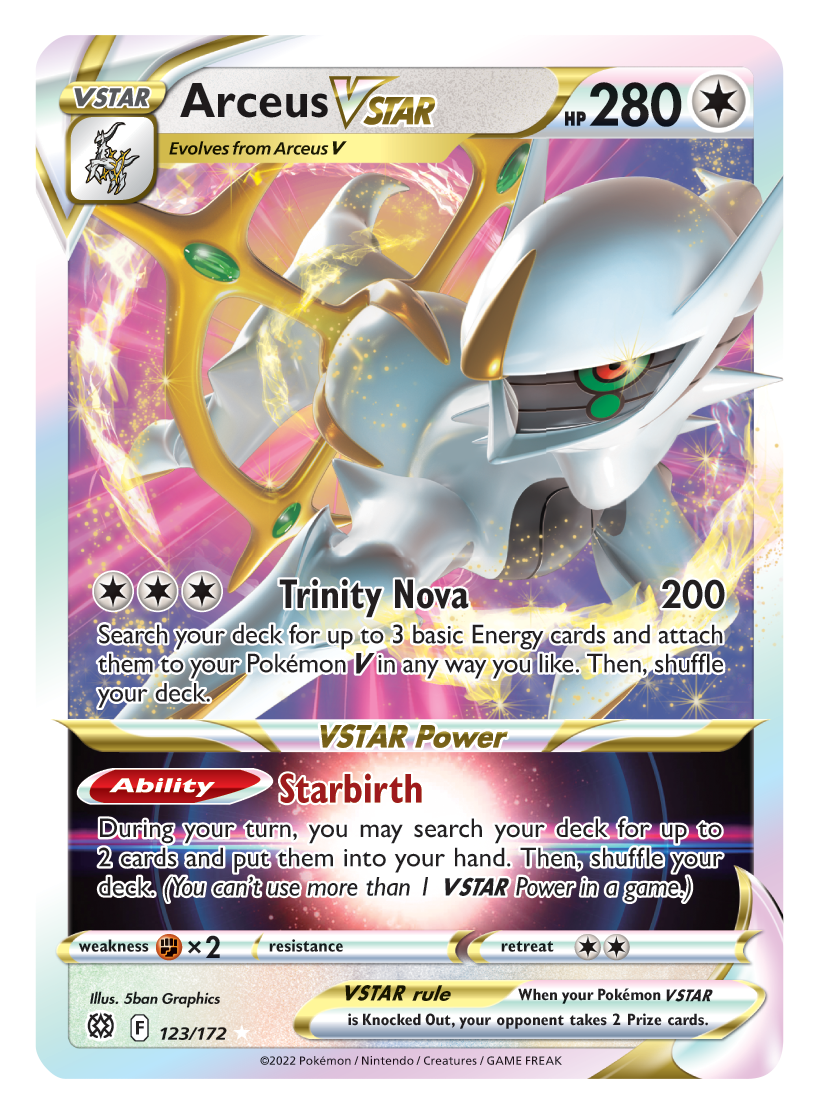 Arceus VSTAR (123/172) [Sword & Shield: Brilliant Stars] | Card Citadel