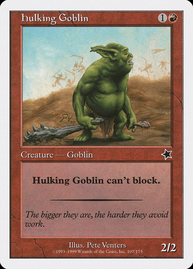 Hulking Goblin [Starter 1999] | Card Citadel