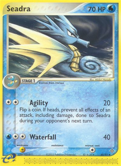 Seadra (40/97) [EX: Dragon] | Card Citadel