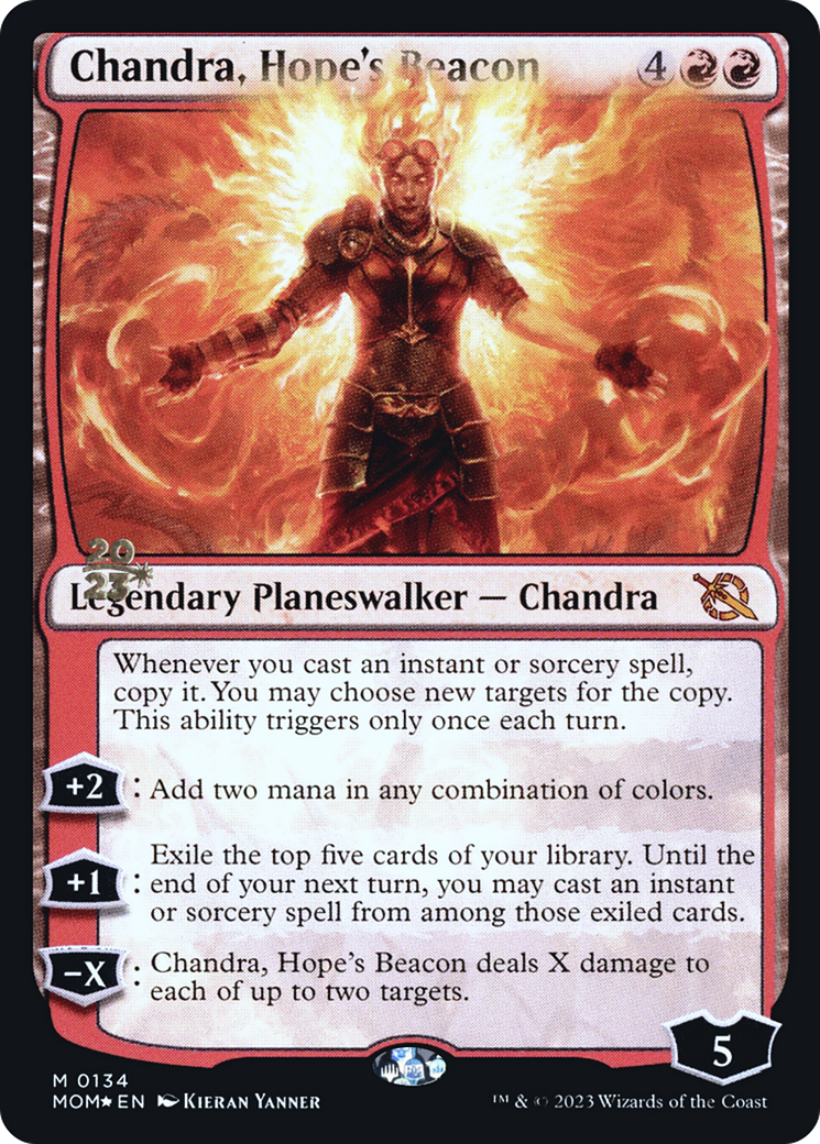 Chandra, Hope's Beacon [March of the Machine Prerelease Promos] | Card Citadel
