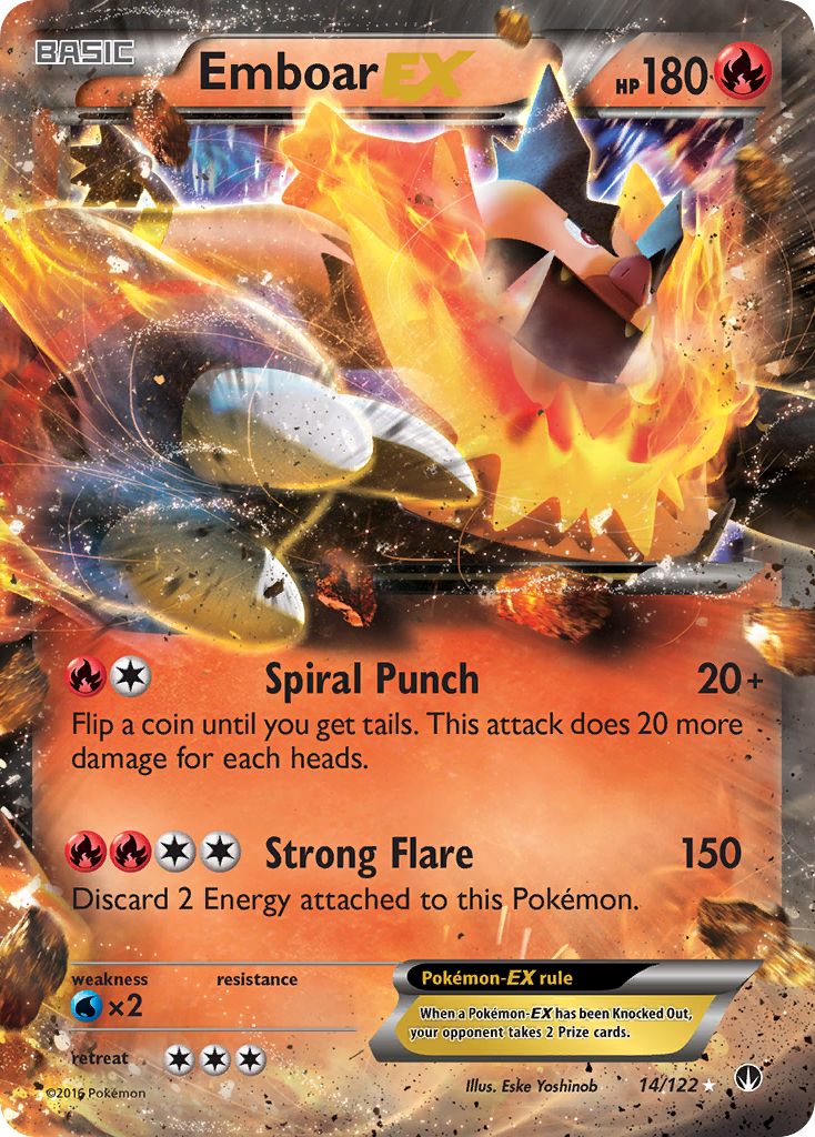 Emboar EX (14/122) [XY: BREAKpoint] | Card Citadel