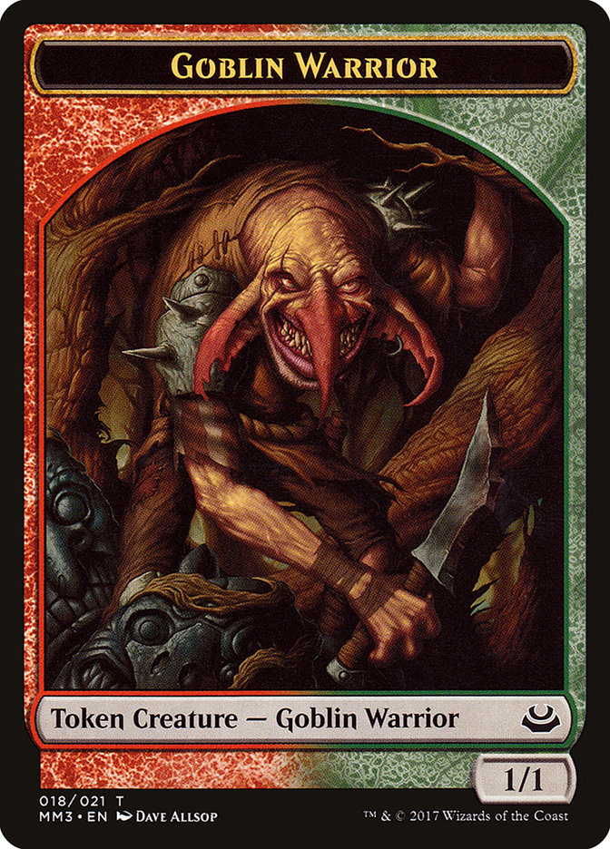 Goblin Warrior [Modern Masters 2017 Tokens] | Card Citadel