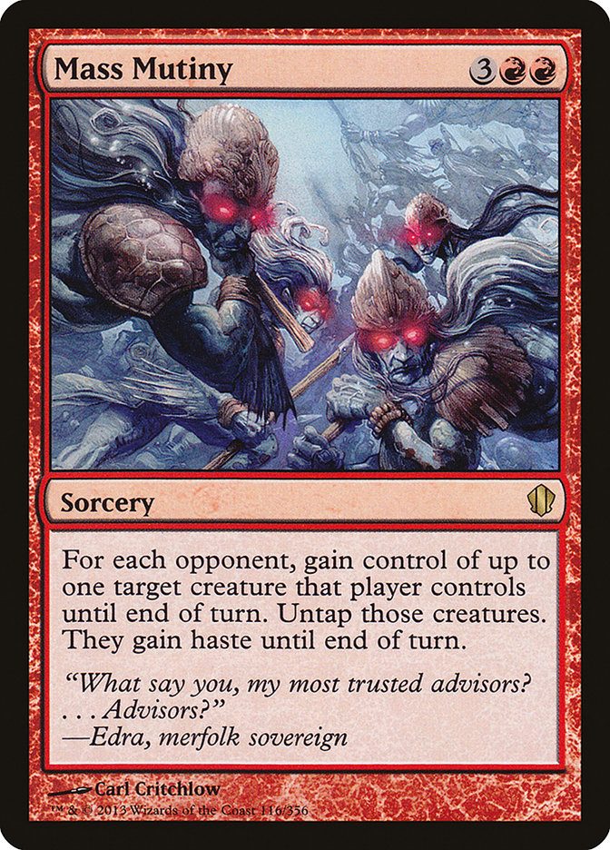 Mass Mutiny [Commander 2013] | Card Citadel
