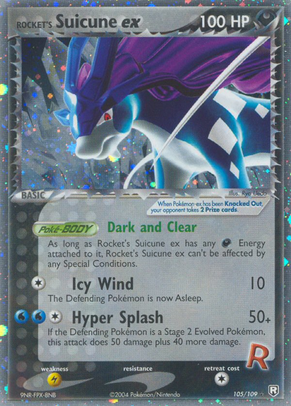 Rocket's Suicune ex (105/109) [EX: Team Rocket Returns] | Card Citadel